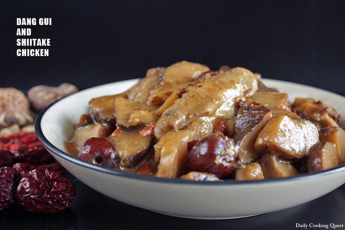 Dang Gui and Shiitake Chicken