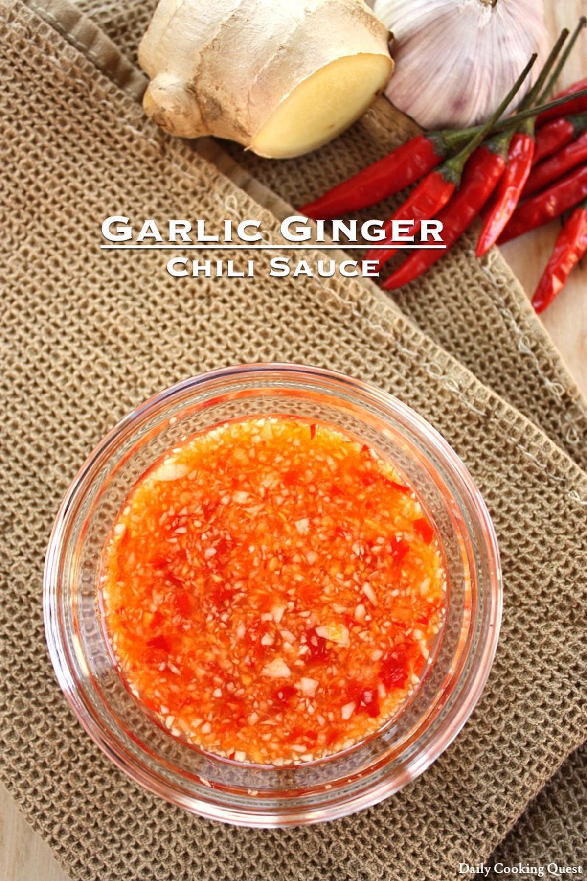 Garlic Ginger Chili Sauce