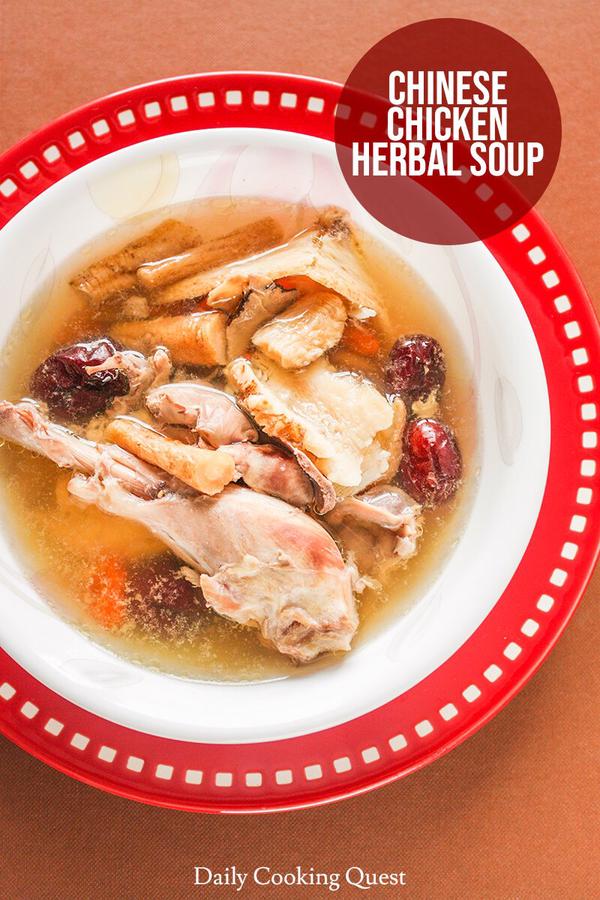 Chinese Chicken Herbal Soup