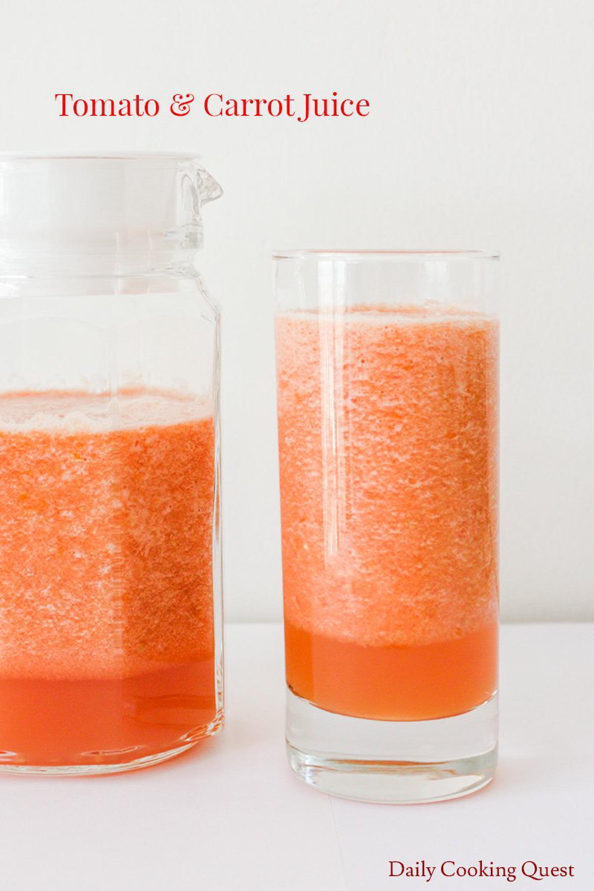 Tomato and Carrot Juice