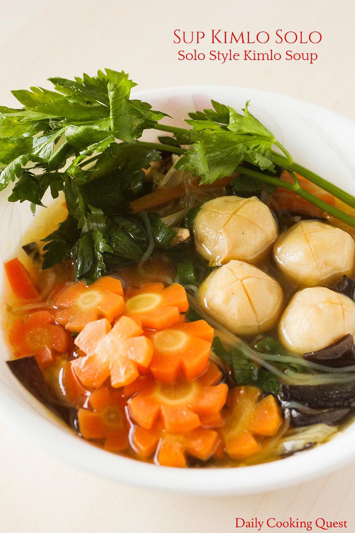 Sup Kimlo Solo – Solo Style Kimlo Soup