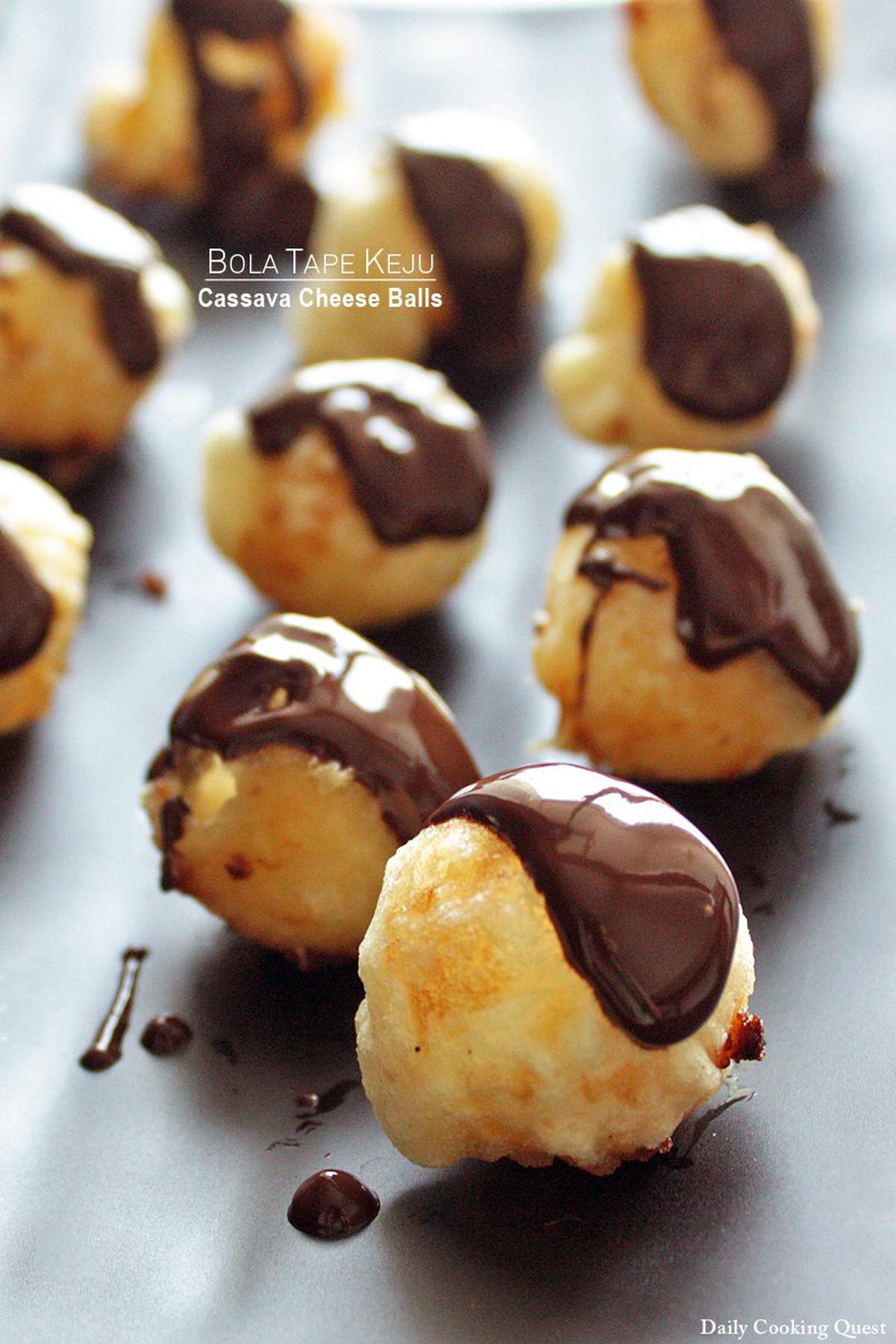 Bola Tape Keju - Cassava Cheese Balls