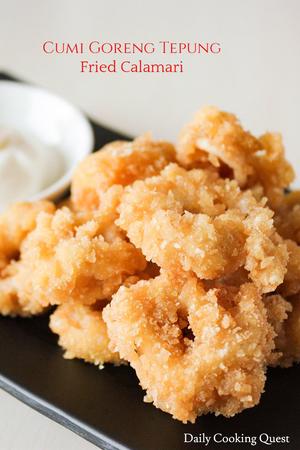 Cumi Goreng Tepung - Fried Calamari