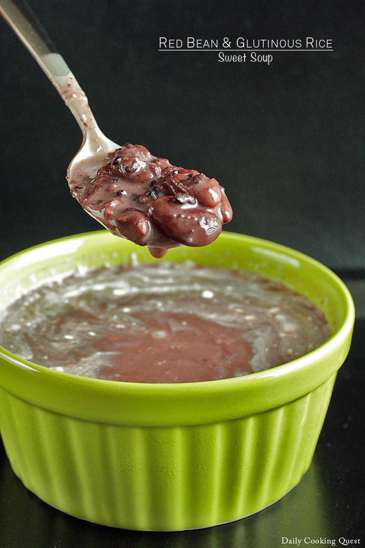 Red Bean and Glutinous Rice Sweet Soup