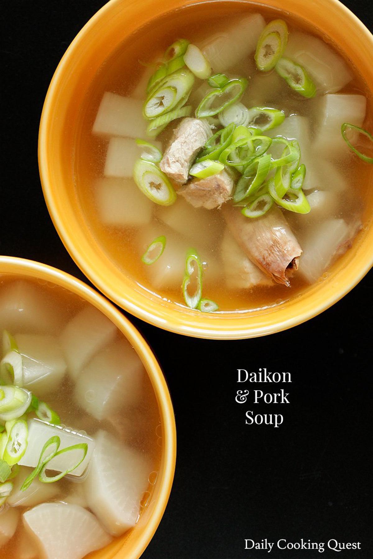 Daikon and Pork Soup