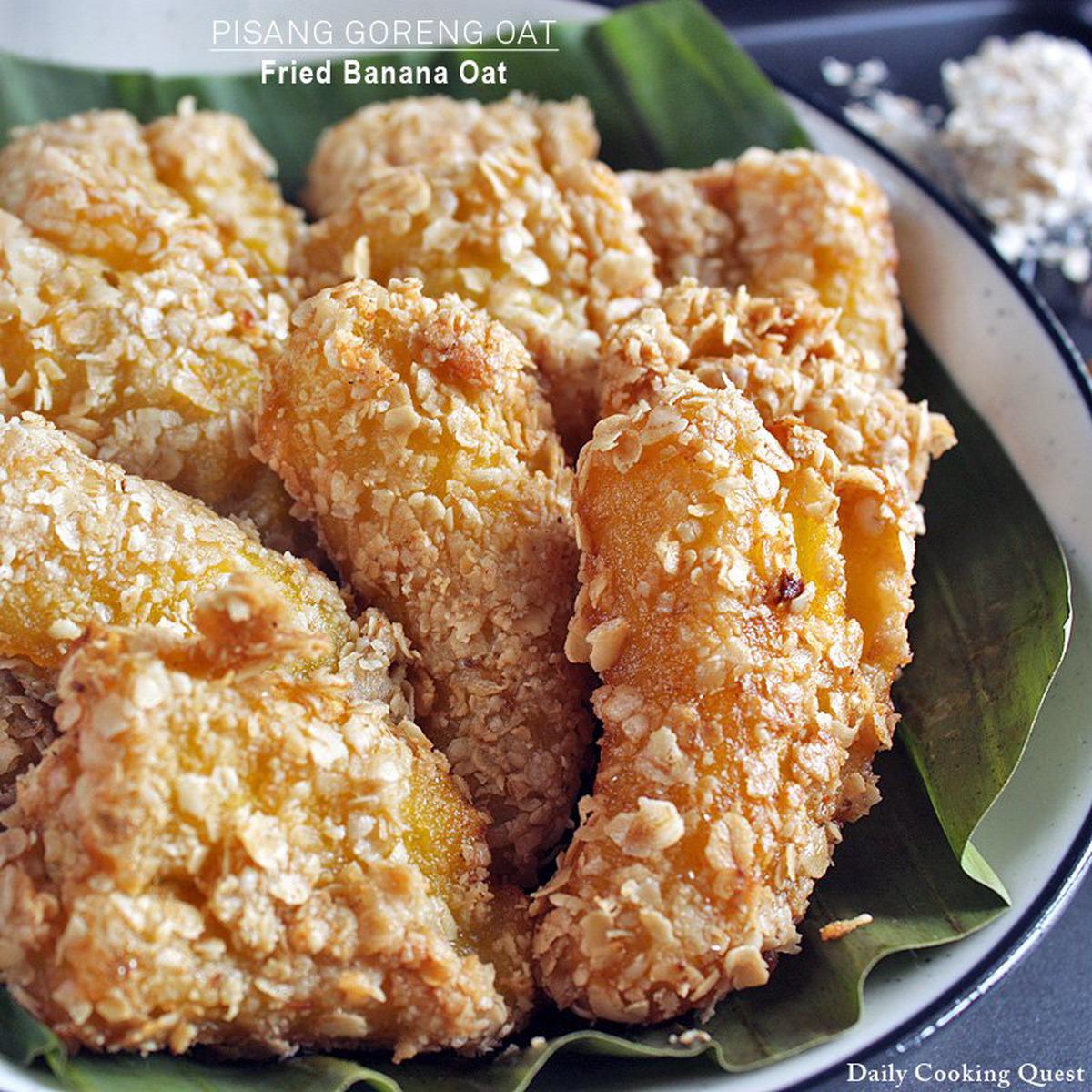 Pisang Goreng Oat - Fried Banana Oat