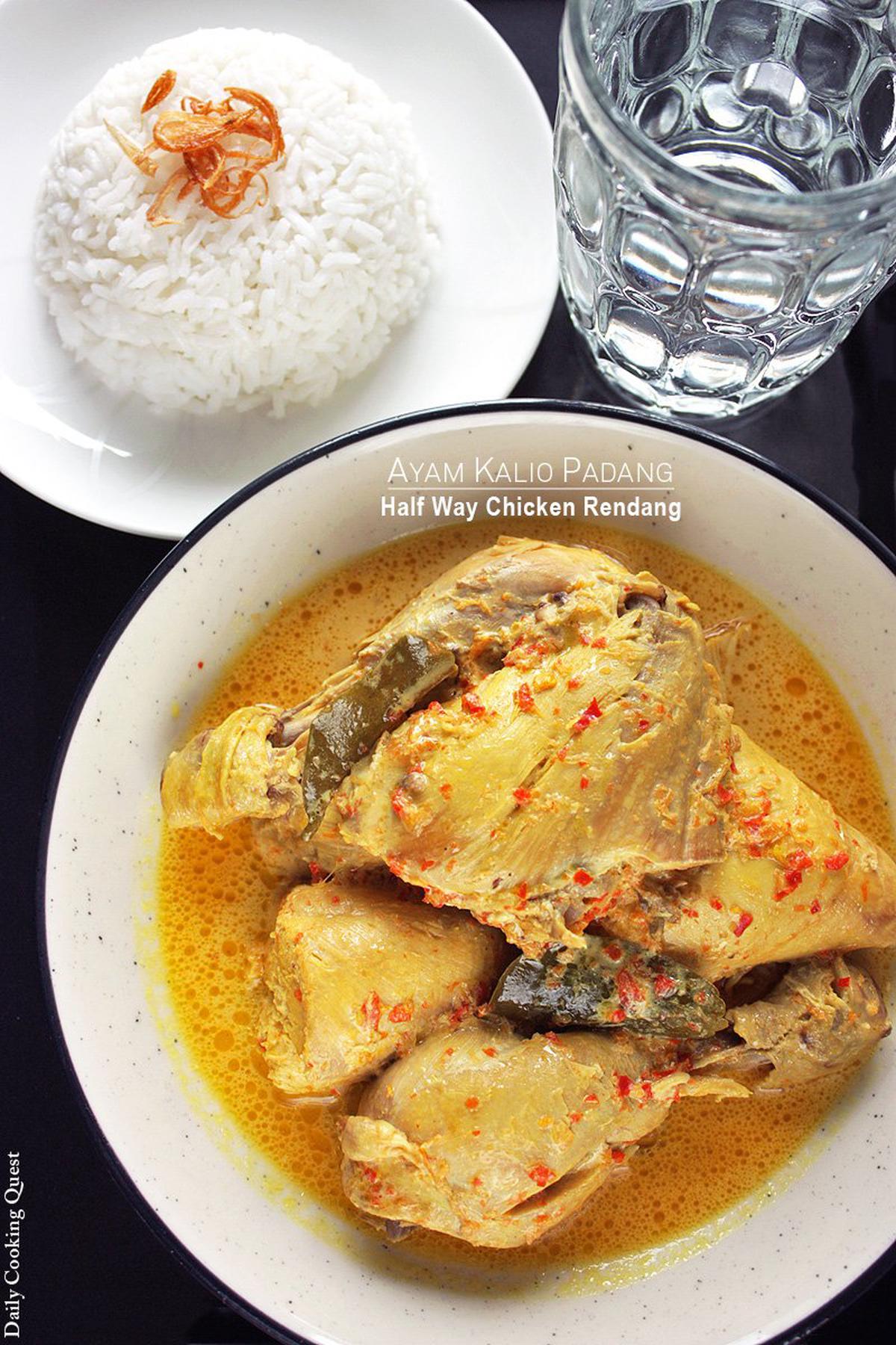 Ayam Kalio Padang - Half Way Chicken Rendang