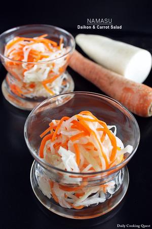 Namasu - Daikon and Carrot Salad