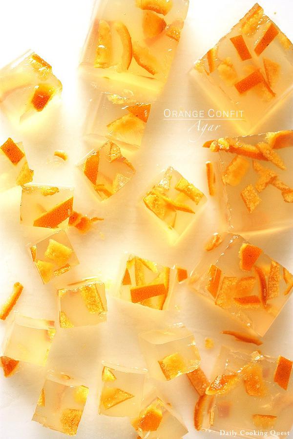 Navel Orange Confit Agar