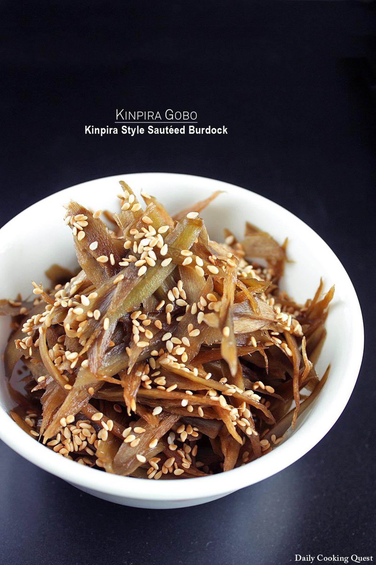 Kinpira Gobo - Kinpira Style Sautéed Burdock