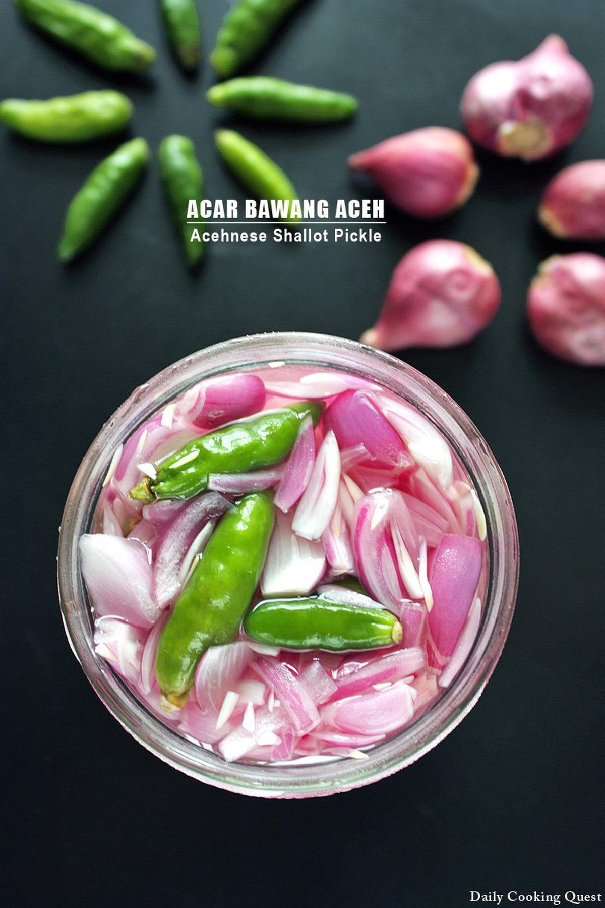 Acar Bawang Aceh - Acehnese Shallot Pickle