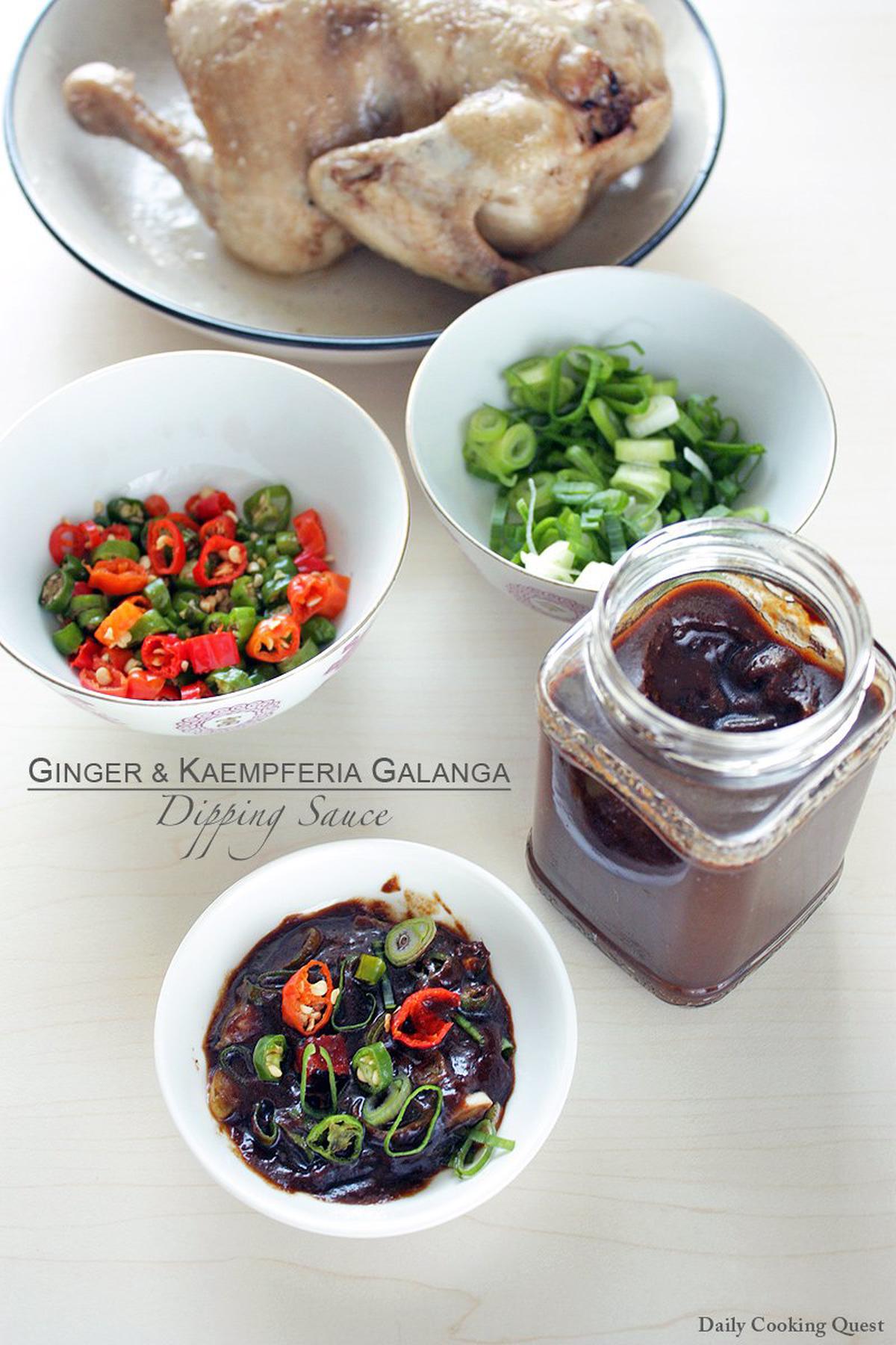 Ginger and Kaempferia Galanga Dipping Sauce