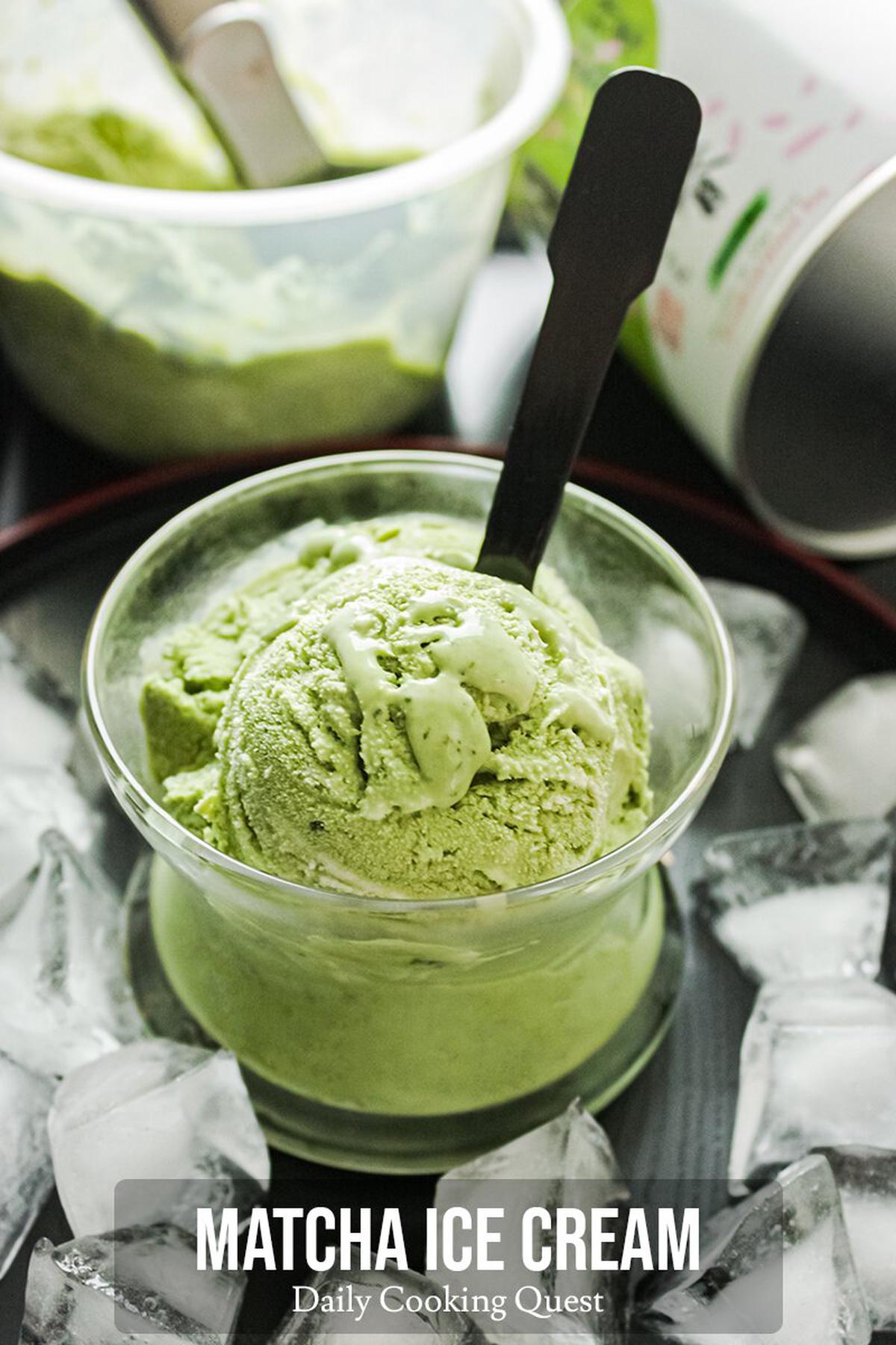 Matcha Green Tea Ice Cream Recipe