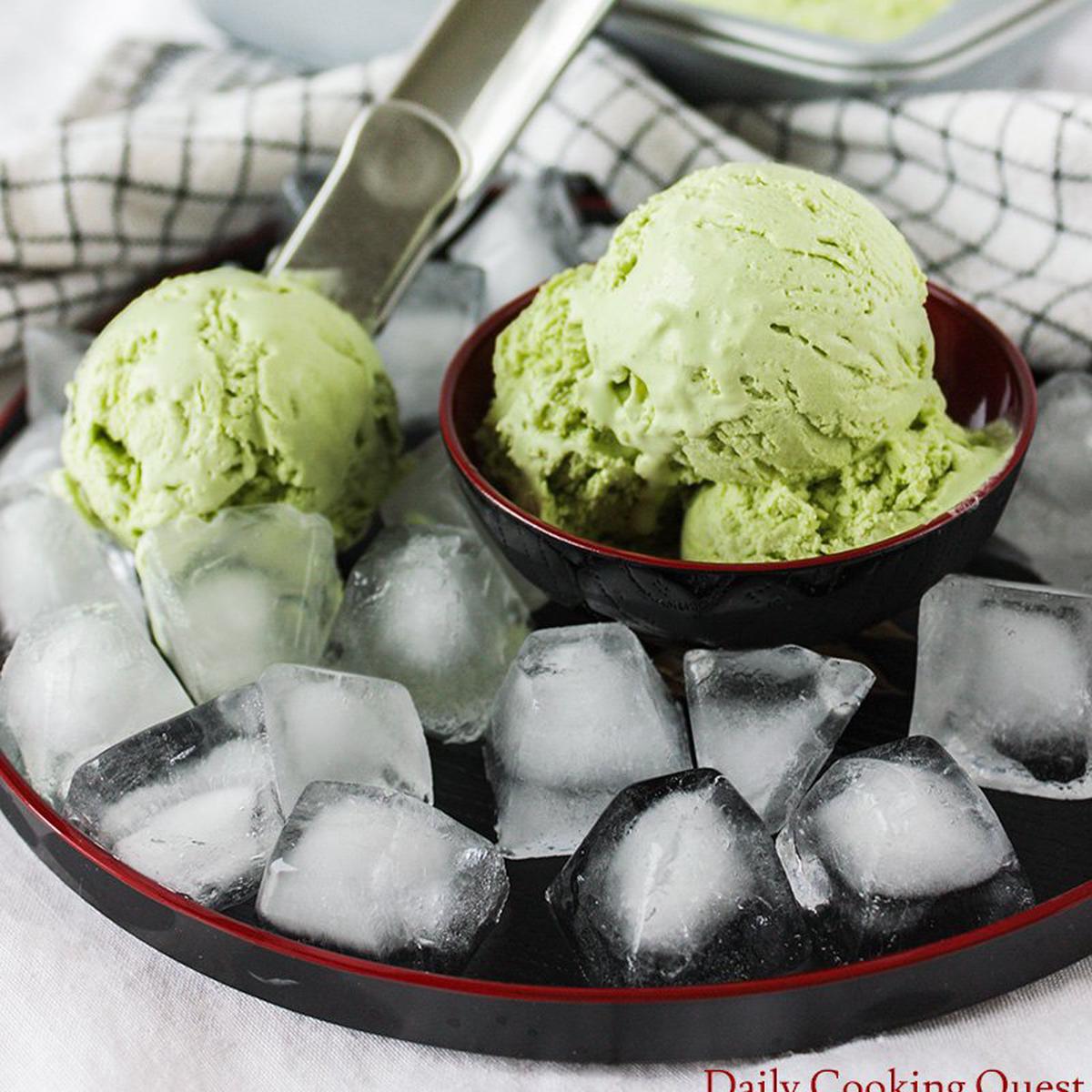 Pandan Coconut Ice Cream