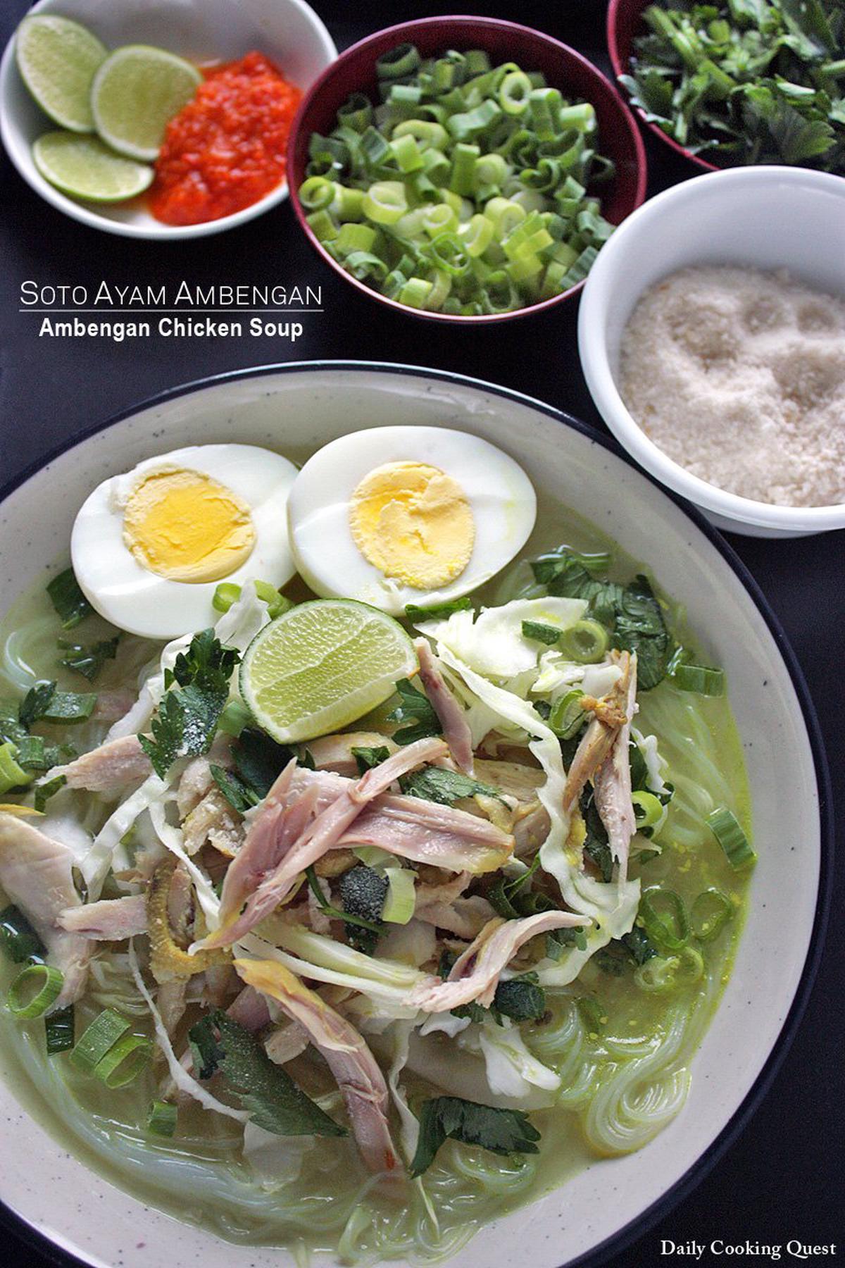 Soto Ayam Ambengan - Ambengan Chicken Soup