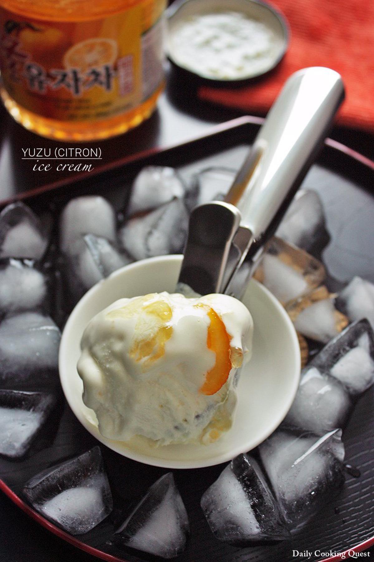 Yuzu (Citron) Ice Cream