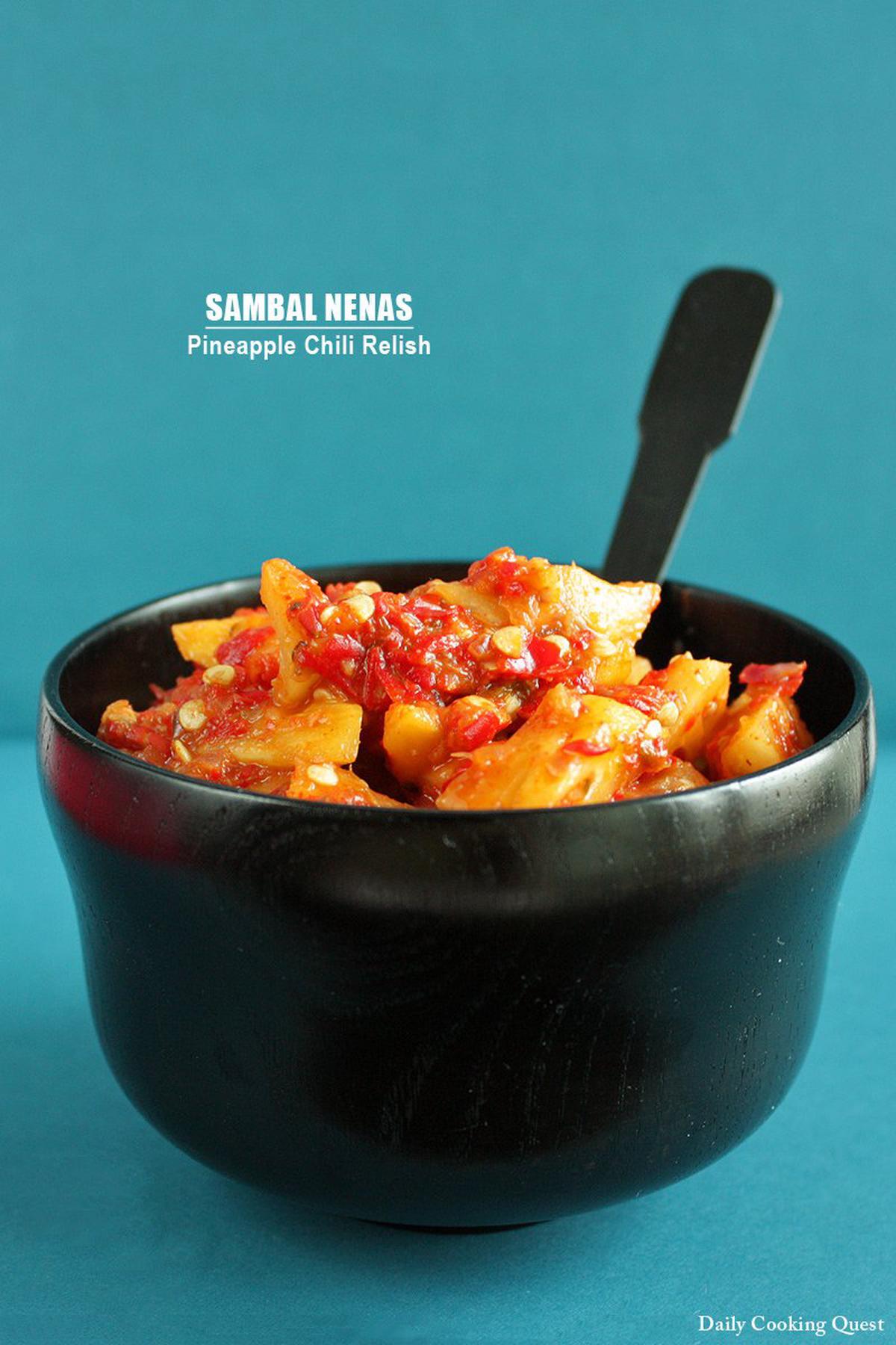 Sambal Nenas - Pineapple Chili Relish