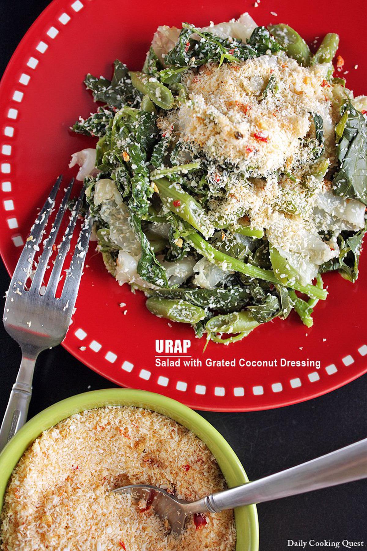 Urap - Salad with Grated Coconut Dressing