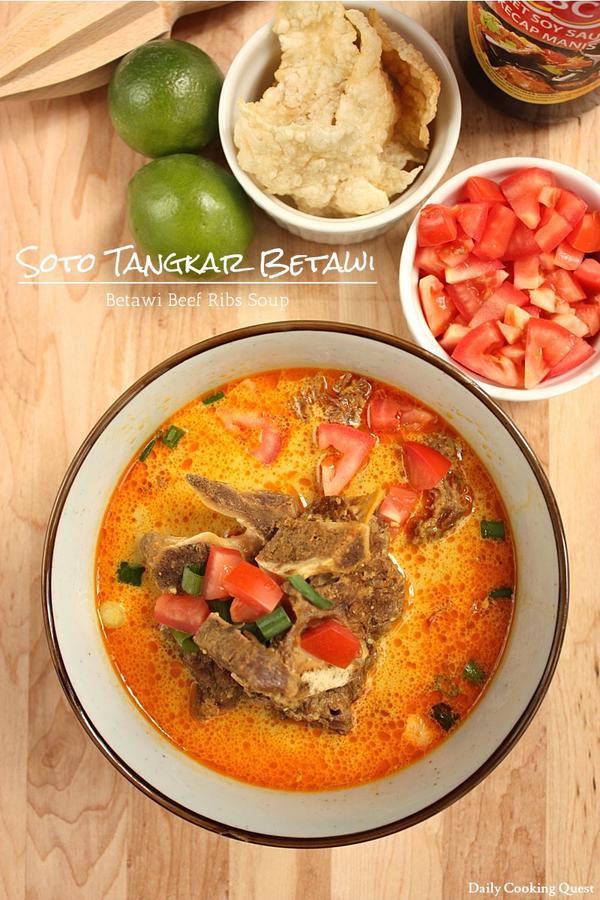 Soto Tangkar Betawi - Betawi Beef Ribs Soup