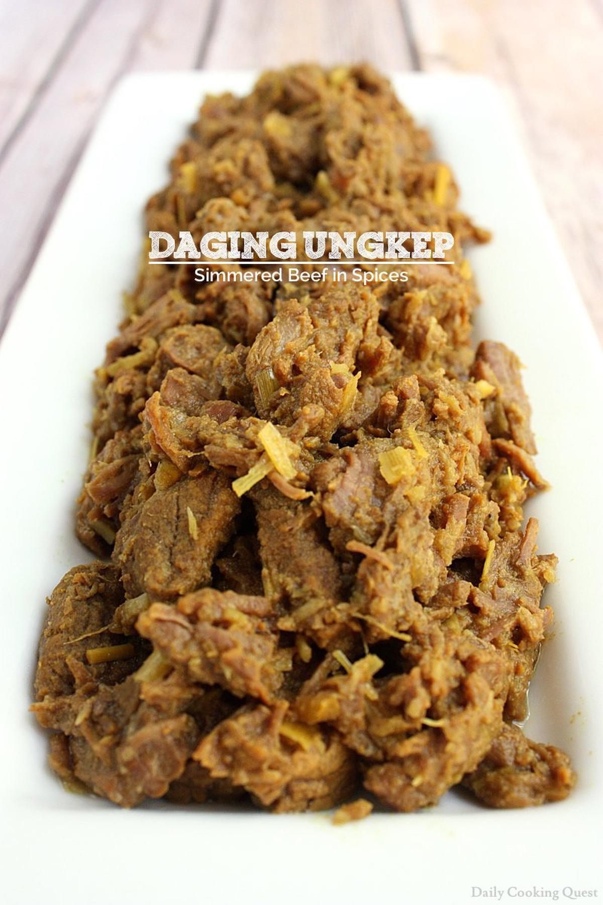 Daging Ungkep - Simmered Beef in Spices