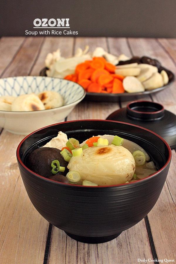 Ozoni - Soup with Rice Cakes