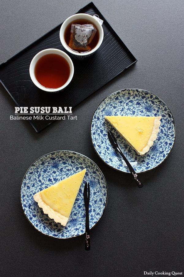 Pie Susu Bali - Balinese Milk Custard Tart