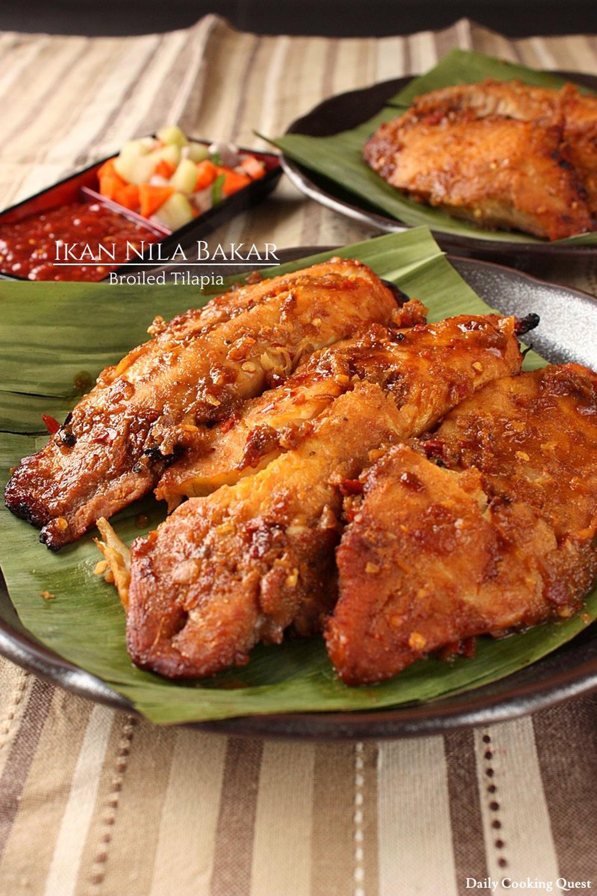 Ikan Nila Bakar - Broiled Tilapia