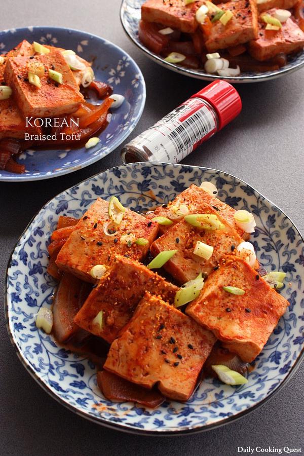 Korean Braised Tofu