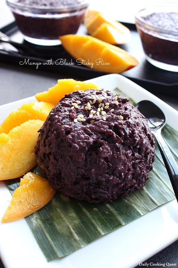 Mango with Black Sticky Rice