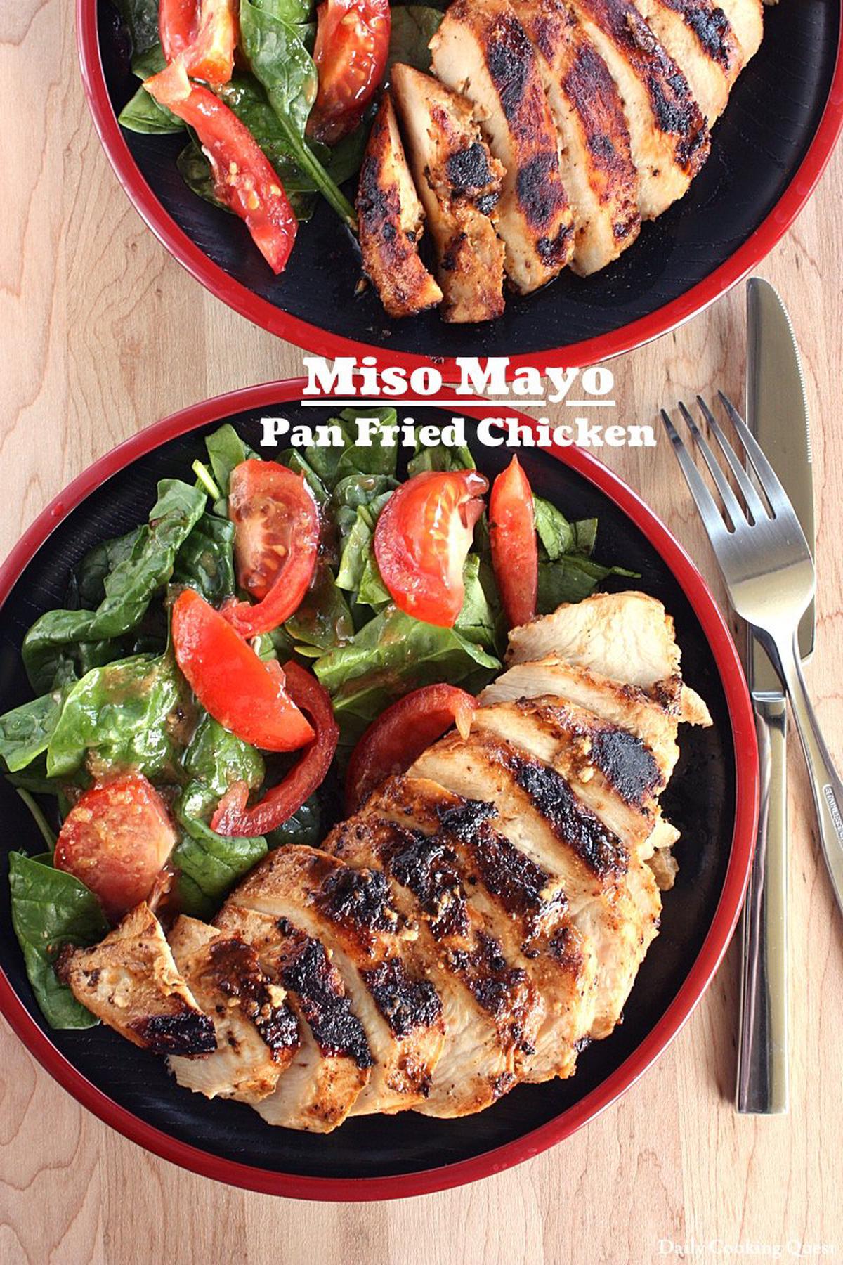 Miso Mayo Pan Fried Chicken