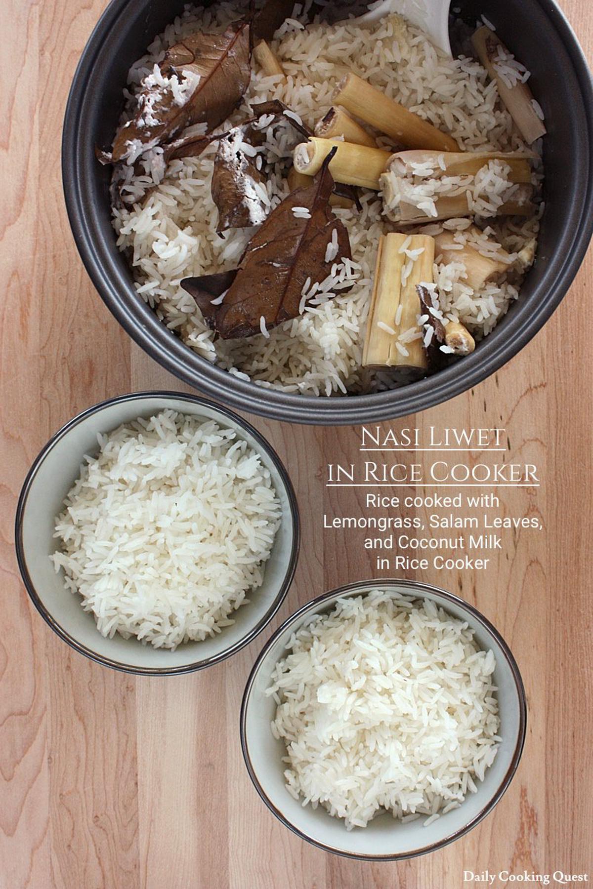 Nasi Liwet in Rice Cooker