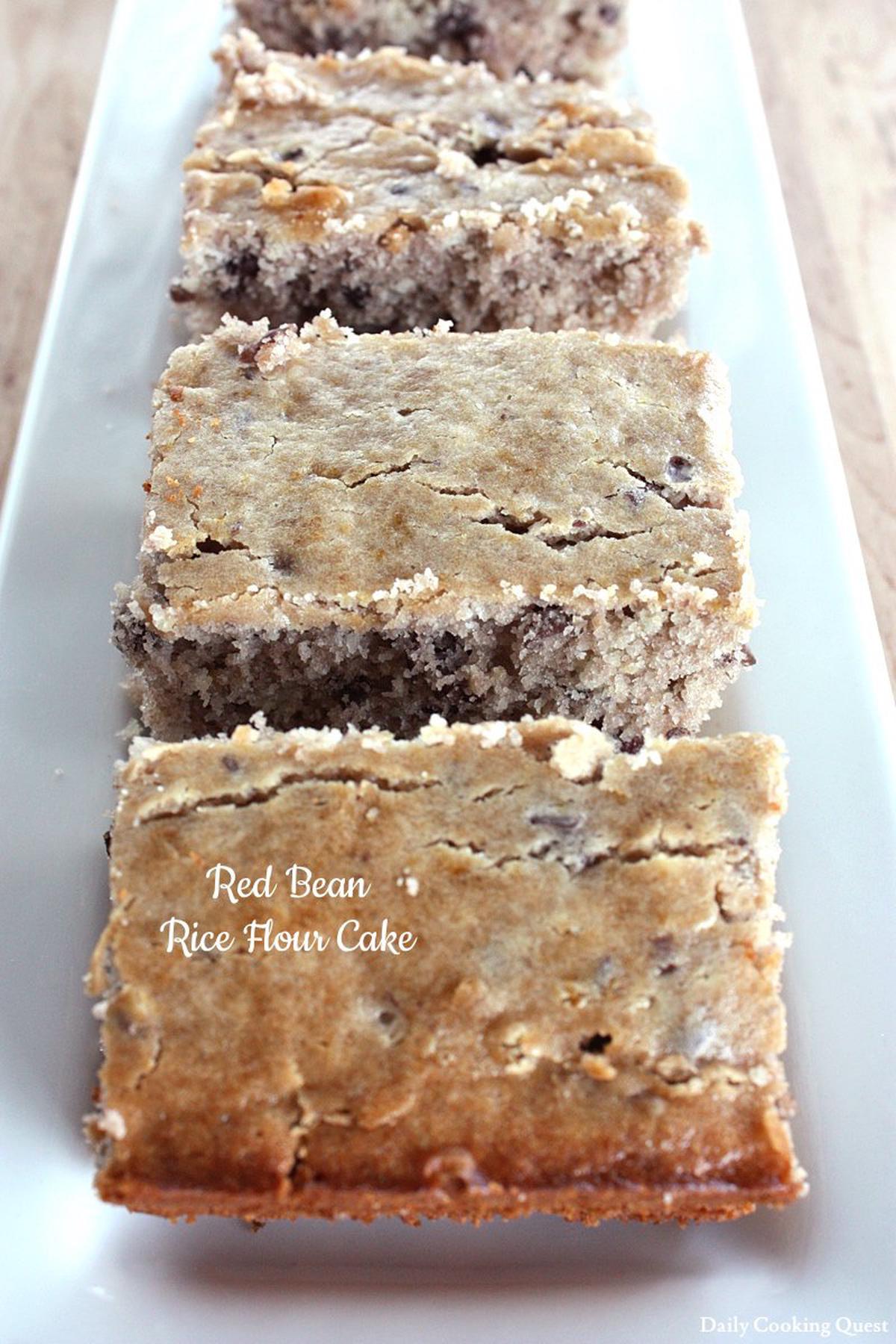 Red Bean Rice Flour Cake