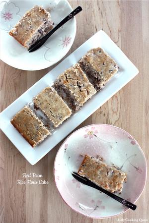 Red Bean Rice Flour Cake