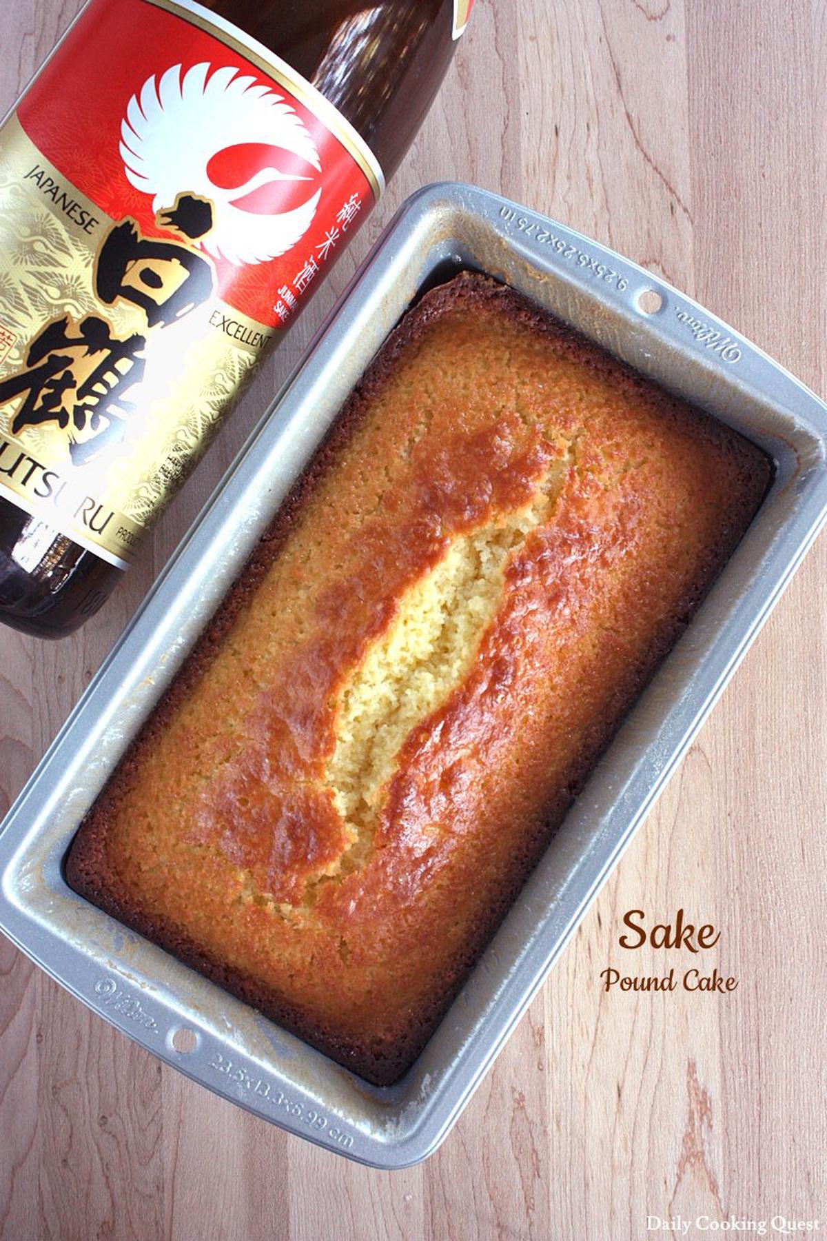 Sake Pound Cake