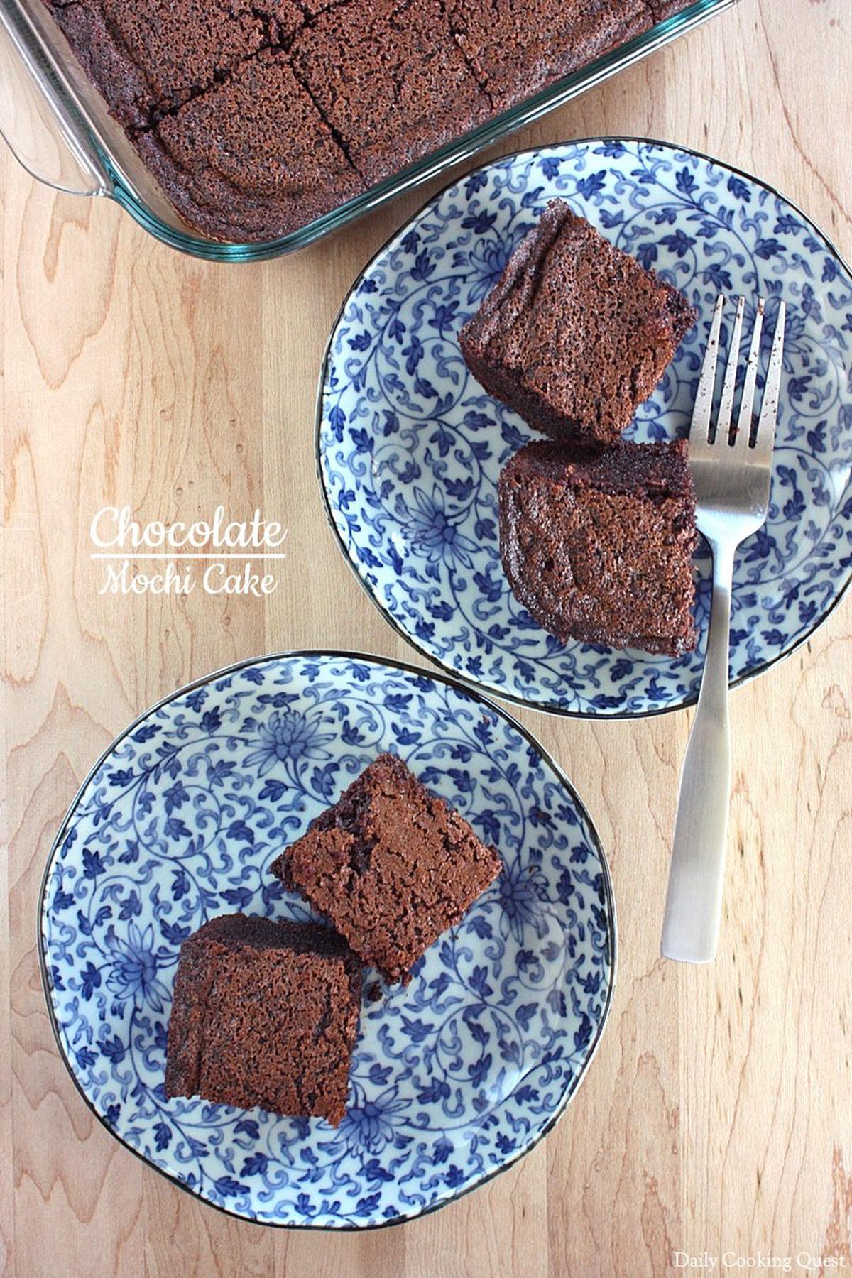 Chocolate Mochi Cake