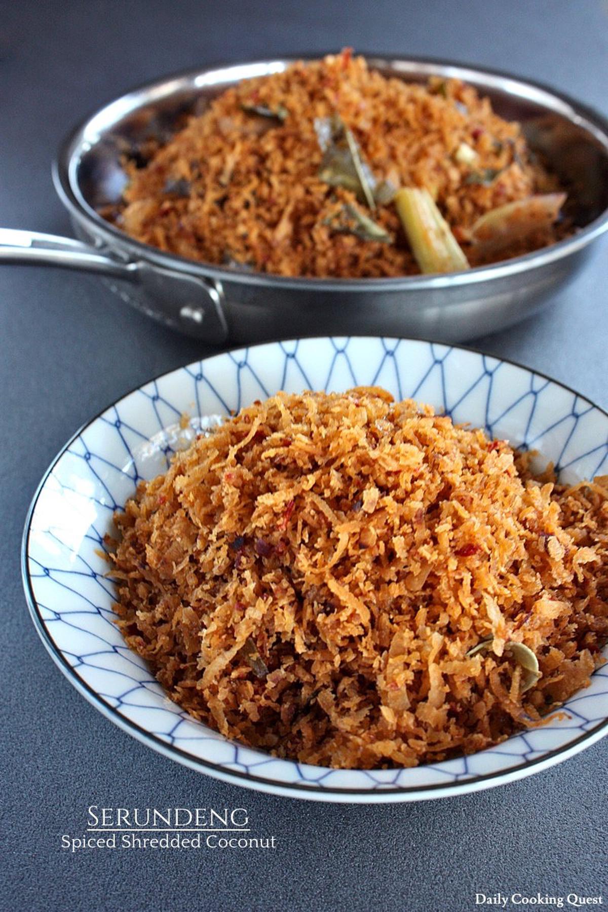 Serundeng - Spiced Shredded Coconut