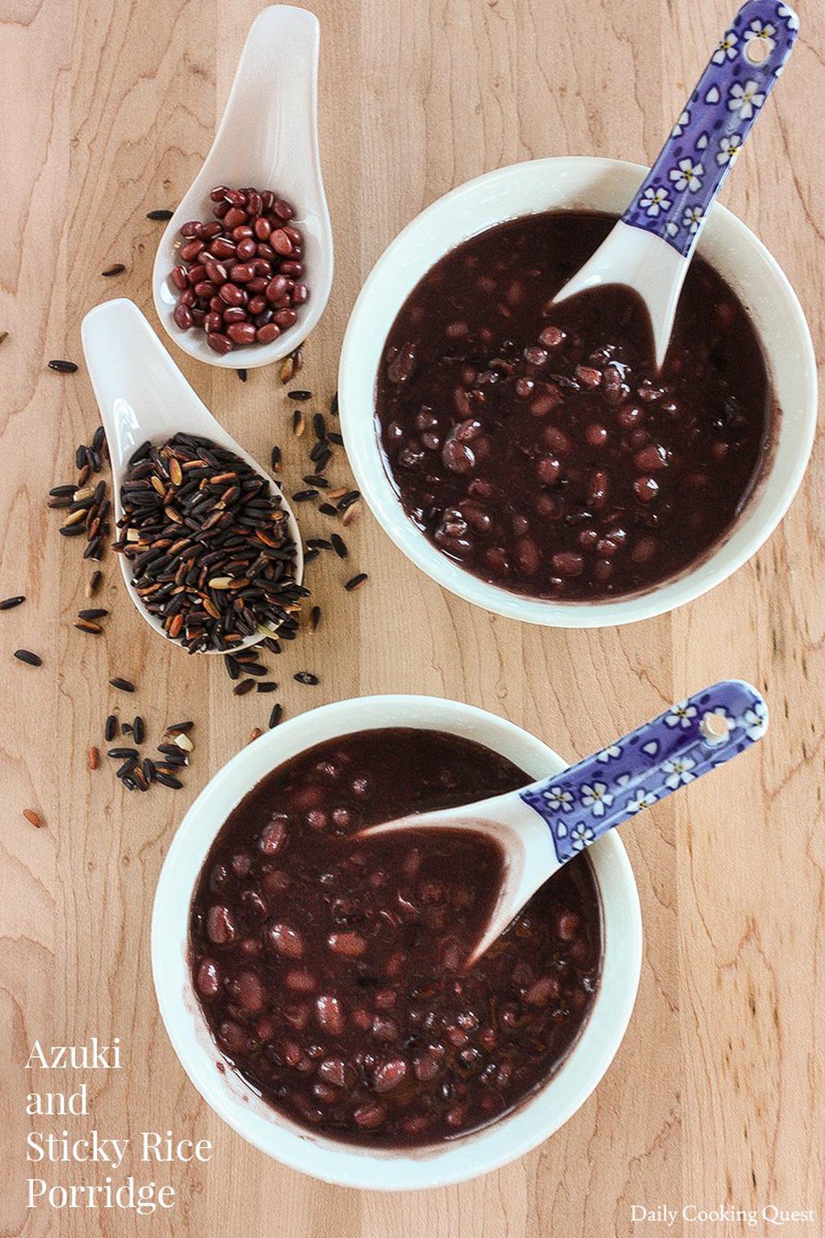 Azuki and Sticky Rice Porridge