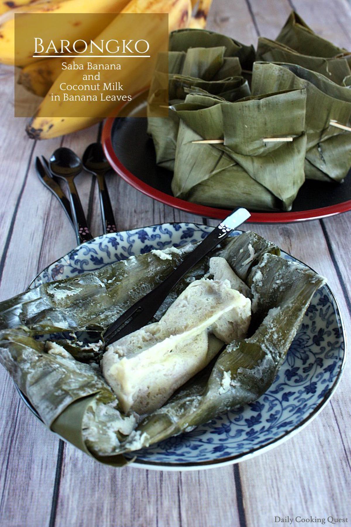 Cooking With Banana Leaf