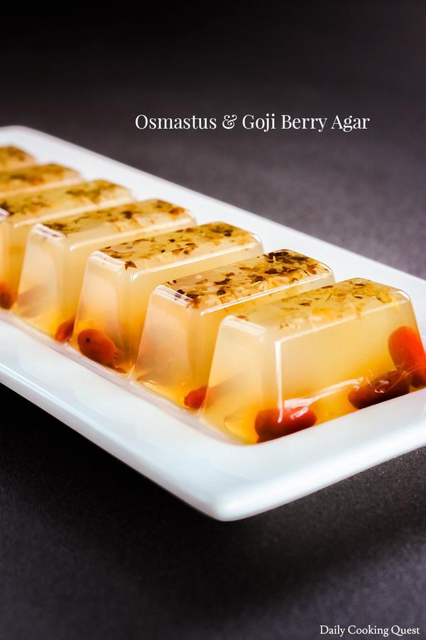 Osmanthus and Goji Berry Agar