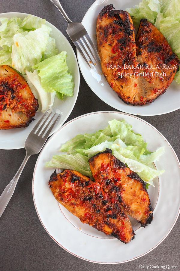 Ikan Bakar Rica-Rica - Spicy Grilled Fish