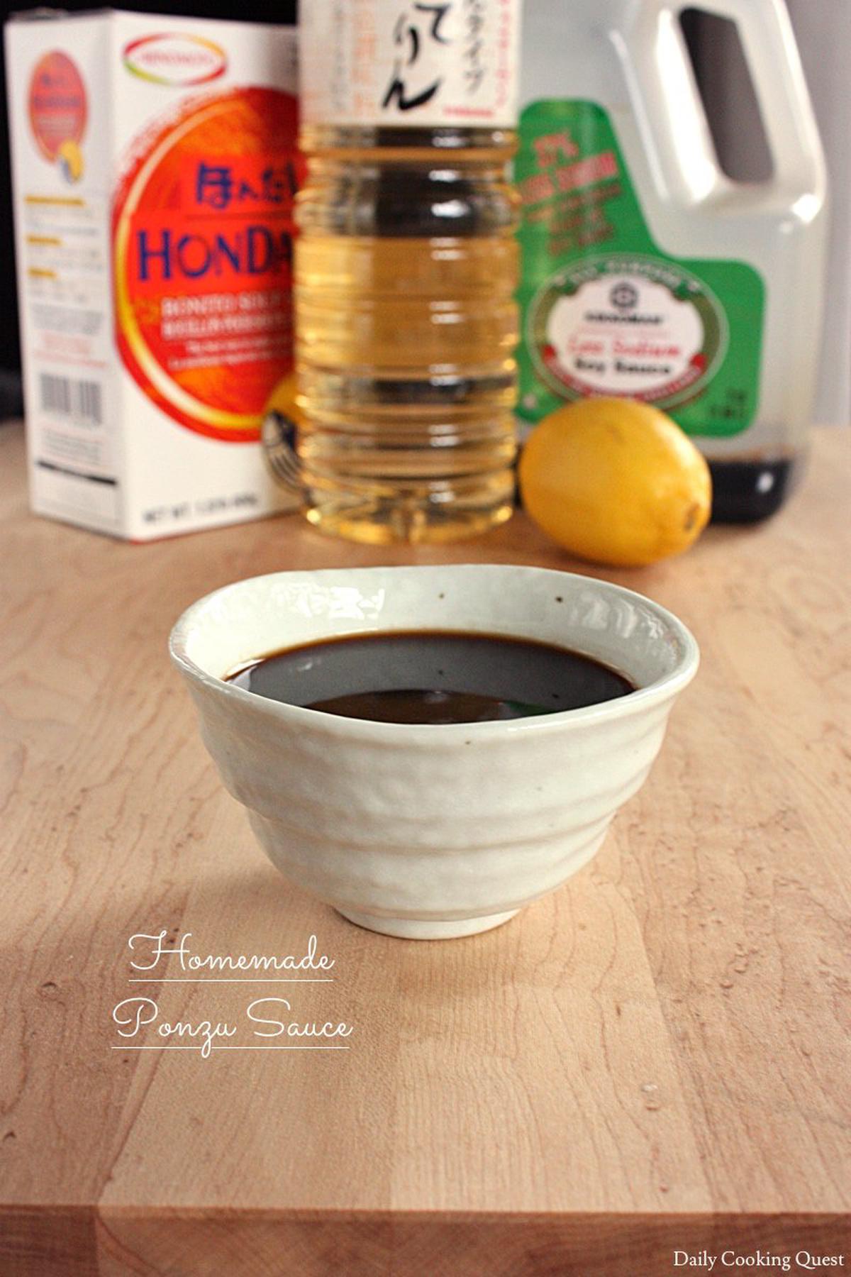 Homemade Ponzu Sauce