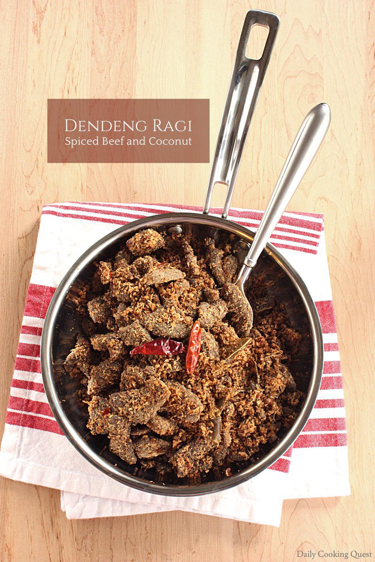 Dendeng Ragi - Spiced Beef and Coconut