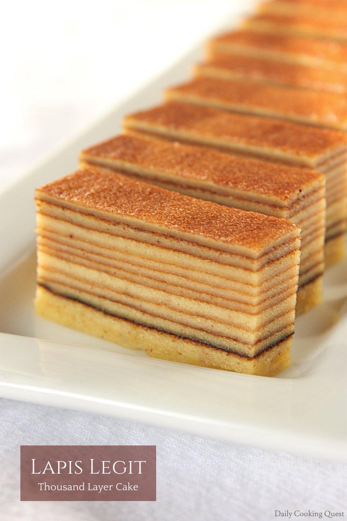 Medovik Tort: Russian Honey Layer cake, (a traditional cake with many layers  of honey biscuit, sour cream frosting and finished with a crumb coating).  Best made 24 hours before serving but can