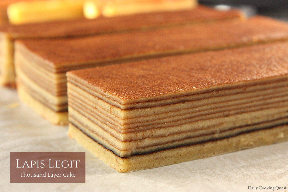 Lapis Legit - Thousand Layers Cake | Daily Cooking Quest