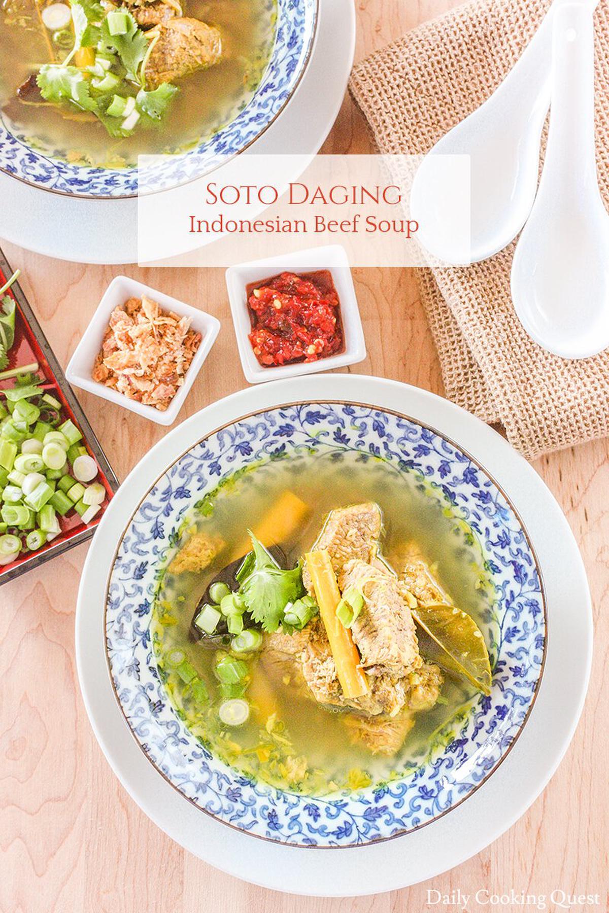 Soto Daging - Indonesian Beef Soup