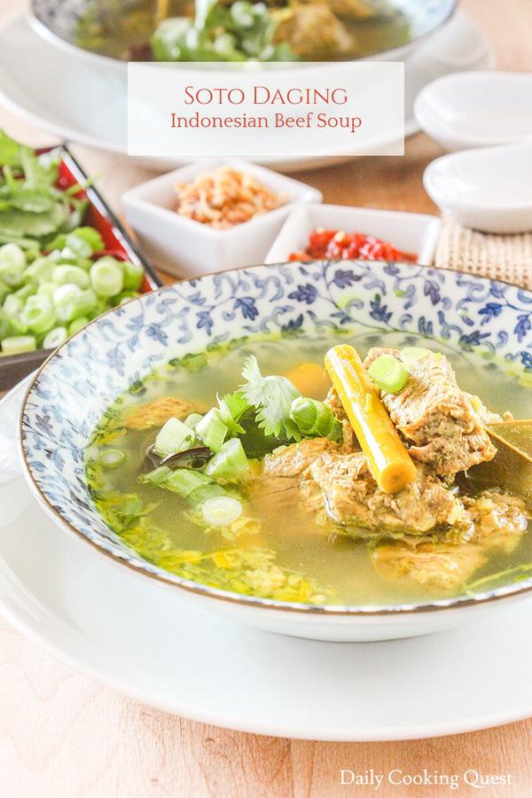 Soto Daging - Indonesian Beef Soup