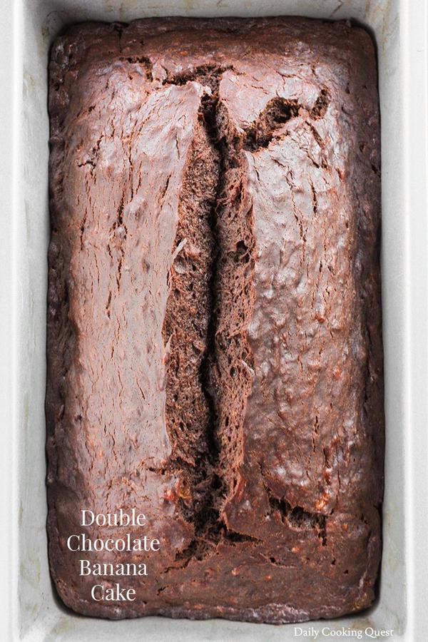 Double Chocolate Banana Cake