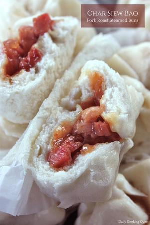 Char Siew Bao - Pork Roast Steamed Buns