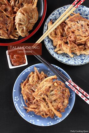 Talas Goreng - Taro Fritters