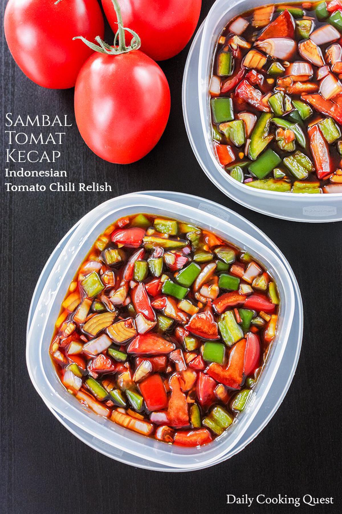 Sambal Tomat Kecap - Indonesian Tomato Chili Relish